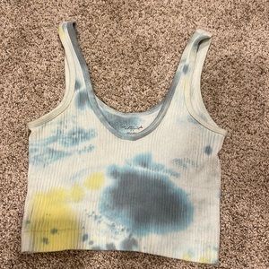 Urban Outfitter “Out from Under” tie due cropped tank size S